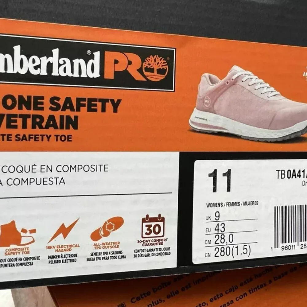 Timberland Pro Womens Day One Saftey Drivetrain Sneaker Pink 11 M